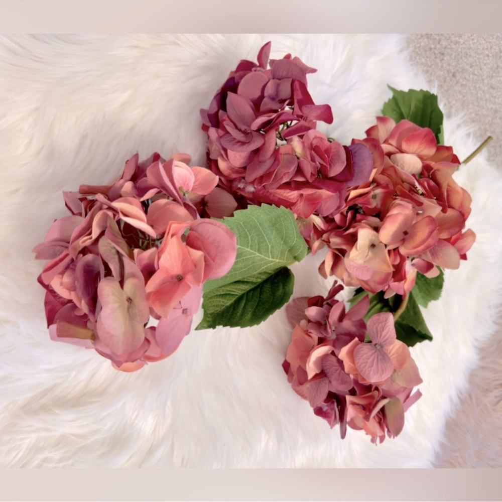 Blush Pink Roses Peonies Floral Green Leaves Wedding Dining Table Arrangement #4